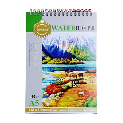 Picture of Keep Smiling Watercolor Pad A5 SIze 24 Sheets