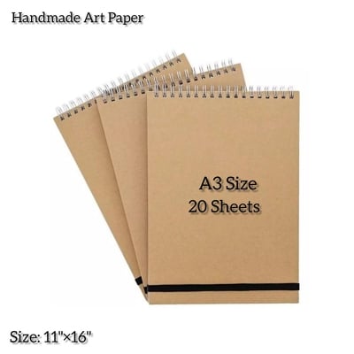 Picture of Spiral Binding Water Color Art Book A3 Size (20 Page)