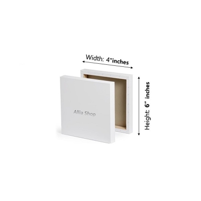 Picture of Art Canvas White for Painting Canvas Size 4x6 inches Frame Canvas Board for Painting