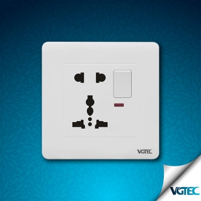 Picture of VGTEC 5 Pin socket with switch  (Regular series)