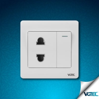 Picture of VGTEC 2 Pin socket with switch  (Regular series)