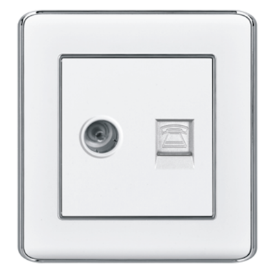 Picture of VGTEC TV & Internet  combined socket (Nice series)