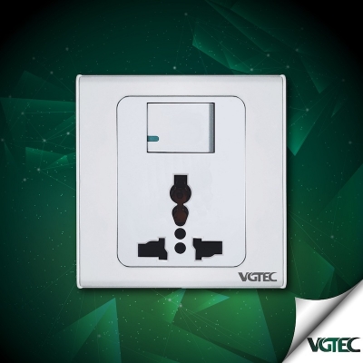 Picture of VGTEC  3 Pin MF socket with switch  (Exclusive series)