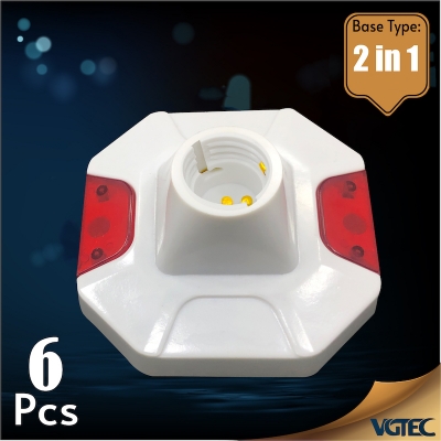 Picture of VGTEC Bakelite batten holder (Nice series)-2 in 1
