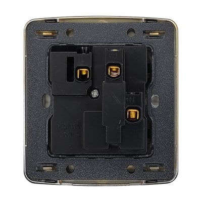 Picture of VGTEC  3 Pin MF Socket with switch (Golden series) 