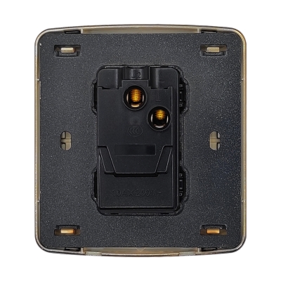 Picture of VGTEC  1 gang 1 way switch (Golden series) 