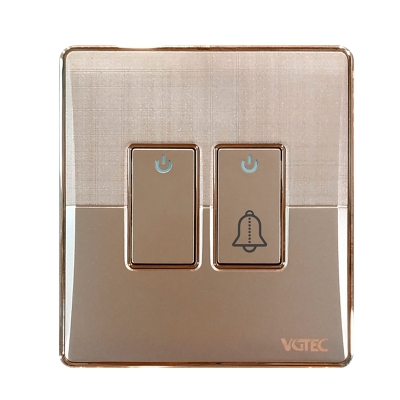 Picture of VGTEC  Door bell with 1 gang switch (Platinum series)