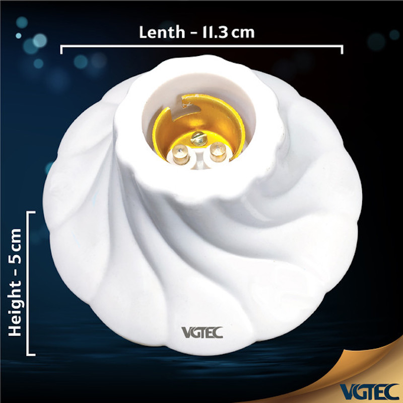 Picture of VGTEC Bakelite batten holder (Lily series)-Pin