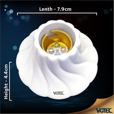 Picture of VGTEC Bakelite batten holder (Cosmos series)-Pach