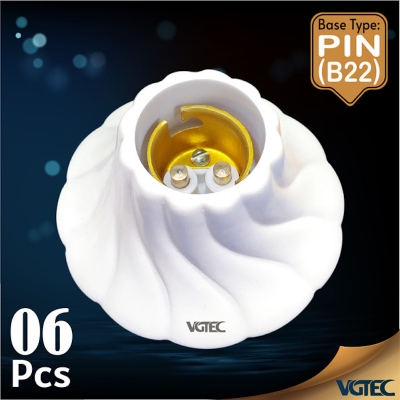 Picture of VGTEC Bakelite batten holder (Cosmos series)-Pin