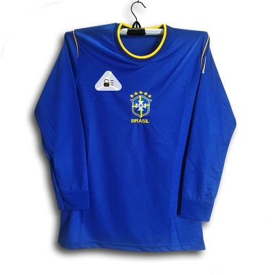 Picture of Brazil World Cup Jersey 2026 Thai Premium Football Jersey For Men - Long Sleeve - Brazil Jersey 2026
