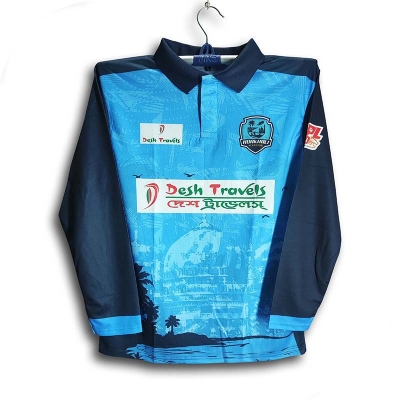 Picture of Noakhali Express Premium BPL Cricket Jersey For Men - BPL Long Sleeve Collar Polo Jersey - Noakhali BPL Jersey 2026