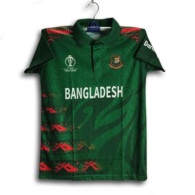 Picture of Bangladesh world cup Cricket Jersey For Men - Half Sleeve Collar polo Jersey - Bangladesh Cricket Fan Jersey 2026