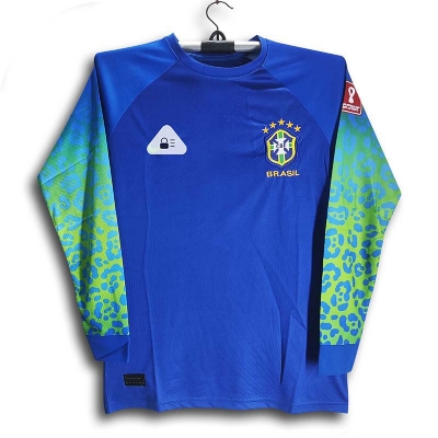 Picture of Brazil World Cup Jersey - Full Sleeve Thai Premium Football Jersey For Men - Long Sleeve - Brazil Jersey 2026