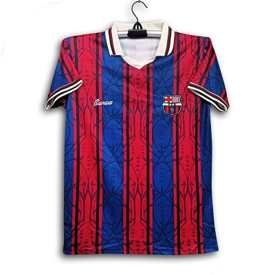 Picture of Barcelona Thai Premium Polo Football Jersey For Men - Half Sleeve Collar Polo Club Jersey - Barcelona Jersey 2026