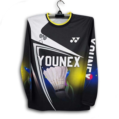 Picture of Yonex Full Sleeve Premium Badminton Jersey For Men - Winter & Bike Jersey - Younex Jersey 2026