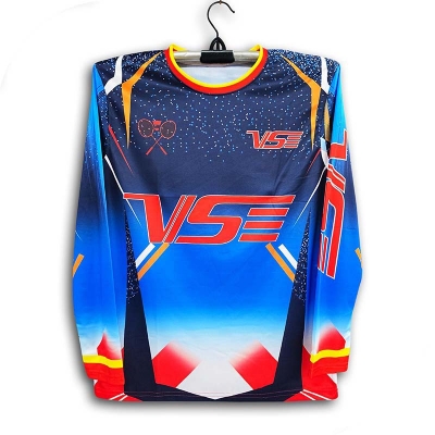 Picture of VS Full Sleeve Premium Badminton Jersey For Men - Winter & Bike Jersey - VS Jersey 2026