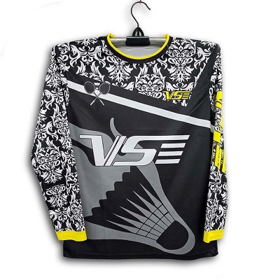 Picture of VS Full Sleeve Premium Badminton Jersey For Men - Winter & Bike Jersey - VS Jersey 2026