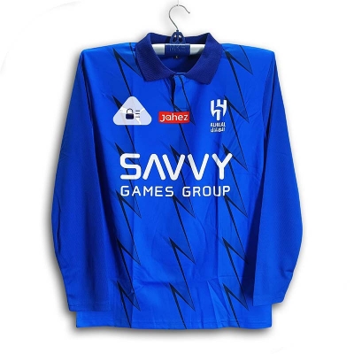 Picture of Al-Hilal Full Sleeve Football Jersey For Men - Long Sleeve Club Polo club t shirt - Al Hilal Jersey 2026
