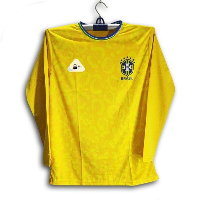 Picture of Brazil Full Sleeve Football Jersey For Men - Long Sleeve jersey - Brazil Jersey 2026/27