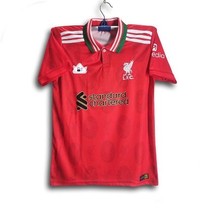 Picture of Liverpool Polo Thai Premium Football Jersey For Men - Half Sleeve Collar Polo - Liverpool Jersey 2026/27