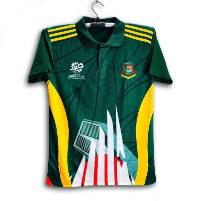 Picture of Bangladesh T20 World Cup Fan Jersey - Half Sleeve Collar Polo Cricket Jersey - Bangladesh Cricket Jersey 2026