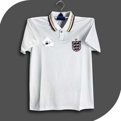 Picture of England Thai Premium Football Jersey for Men - Half Sleeve Collar Polo t shirt - England Football Jersey 2026/27