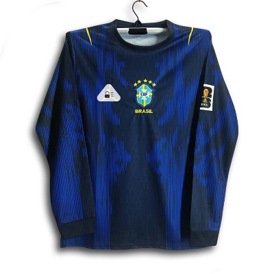 Picture of Brazil World Cup Jersey 2026 Thai Premium Football Jersey For Men - Long Sleeve - Brazil Jersey 2026