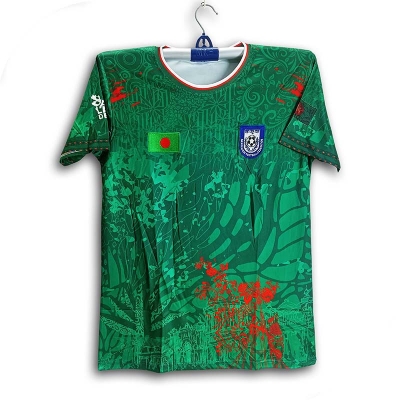Picture of B-d Thai Premium Football Jersey For Men - Half Sleeve - Bangladesh Fan Jersey 2026/2027