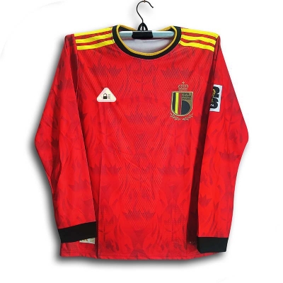 Picture of Belgium World Cup Jersey 2026 Thai Premium Football Jersey For Men - Long Sleeve - Belgium Jersey 2026