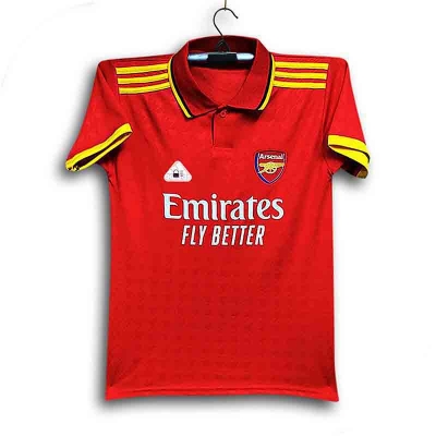 Picture of Arsenal Short Sleeve Polo Thai Premium Football Jersey For Man - Half Sleeve Collar Polo T shirt - Arsenal Jersey 2026