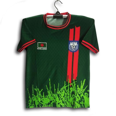 Picture of B-d Thai Premium Football Jersey For Men - half Sleeve t shirt - Bangladesh Fan Jersey 2026/27