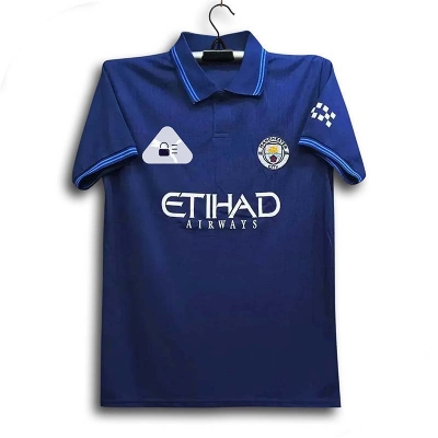 Picture of Manchester City Thai Premium Polo Football Jersey For Man - Half Sleeve collar Polo Club t shirt - Manchester City Jersey 2026-27