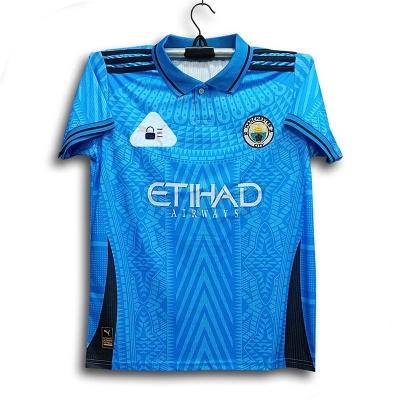 Picture of Manchester City Thai Premium Jersey For Man - Half Sleeve Collar Polo Club Jersey - Manchester City Jersey 2026/27
