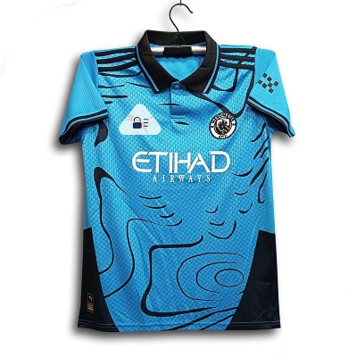 Picture of Manchester City Thai Premium Jersey For Man - Half Sleeve Collar Polo club - Manchester City Jersey 2026-27