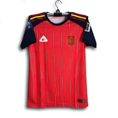 Picture of Spain World Cup Jersey 2026 Thai Premium Football Jersey For Men - Half Sleeve Jersey - Spain Jersey 2026