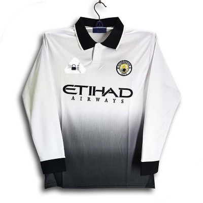 Picture of Manchester City Thai Premium Football Jersey For Man - Long Sleeve Collar Polo club T Shirt - Manchester City Jersey 2026-27