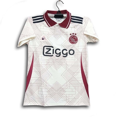 Picture of Ajax Short Sleeve Thai Premium Polo Football Jersey For Man - Half Sleeve Collar Polo T Shirt - Ajax Jersey 2026-27