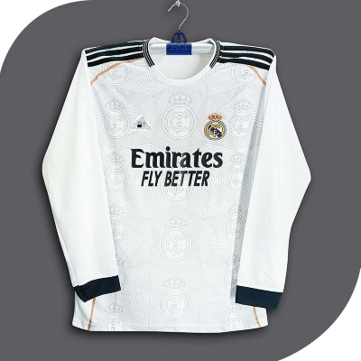 Picture of Real Madrid Full Sleeve Thai Premium Football Jersey For Men - Long Sleeve club t shirt - Real Madrid Jersey 2026