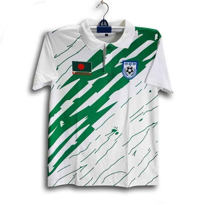 Picture of B-d Short Sleeve Collar Football Jersey for Man - Half Sleeve Polo - Bangladesh Fan Jersey 2026-27
