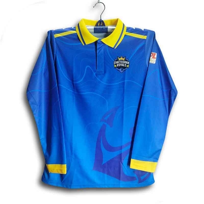 Picture of Chattogram Royals Premium BPL Cricket Jersey For Men - BPL Long Sleeve Collar Polo Jersey - Chattogram Jersey 2026