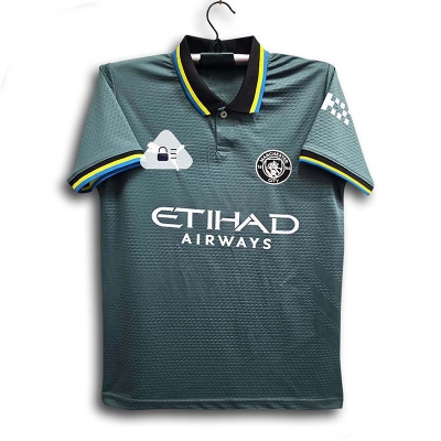 Picture of Manchester City Thai Premium Football Jersey For Man - Half Sleeve Collar Polo Club t shirt - Manchester City Jersey 2026