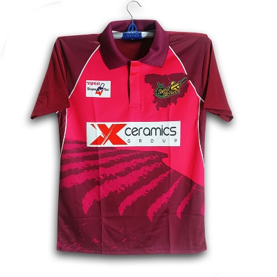 Picture of Sylhet Strikers BPL Cricket Jersey For Man - BPL Half Sleeve Collar Polo Jersey - Sylhet Jersey 2026