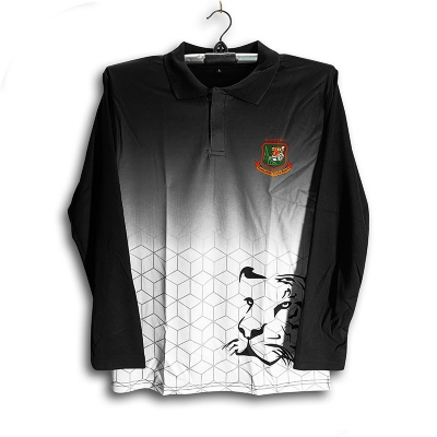 Picture of Bangladesh Full sleeve Polo Training Jersey For Man - Long Sleeve Collar Polo Jersey - Bangladesh Cricket Jersey