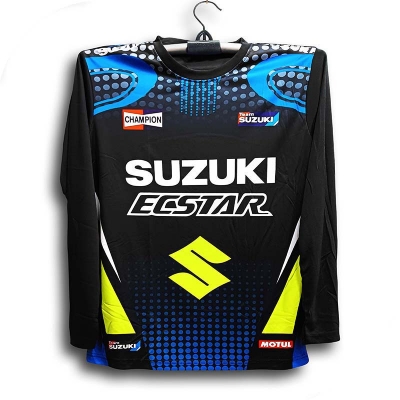 Picture of Suzuki Full sleeve Bike Jersey For Men - Suzuki Ecstar Jersey - Suzuki Bike Jersey