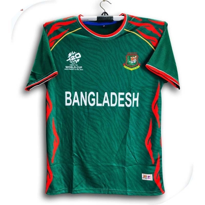 Picture of Bangladesh T20 World Cup Jersey - Short Sleeve Cricket Jersey For Men - Bangladesh Cricket Jersey 2026