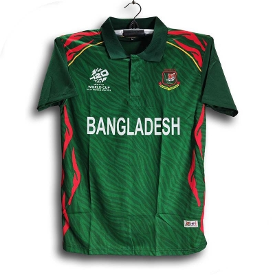 Picture of Bangladesh T20 World Cup Jersey - Short Sleeve Collar Polo Cricket Jersey For Men - Bangladesh Cricket Jersey 2026