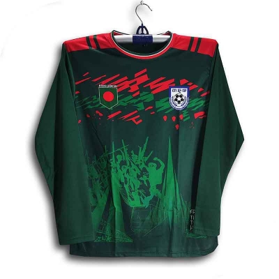 Picture of B-d Full sleeve Football Jersey for Man - Long Sleeve - Bangladesh Fan Jersey 2026-27
