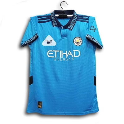 Picture of Manchester City Thai Premium Jersey For Man - Half Sleeve Collar Polo Club t shirt - Manchester City Jersey 2026/27