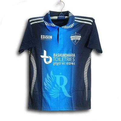 Picture of Rangpur Rangers Short sleeve Polo BPL Cricket Jersey For Men - Half Sleeve Collar Polo BPL Jersey - Rangpur Jersey 2026